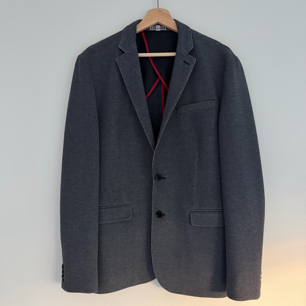 Express Men's Slim Fit Photographer Blazer